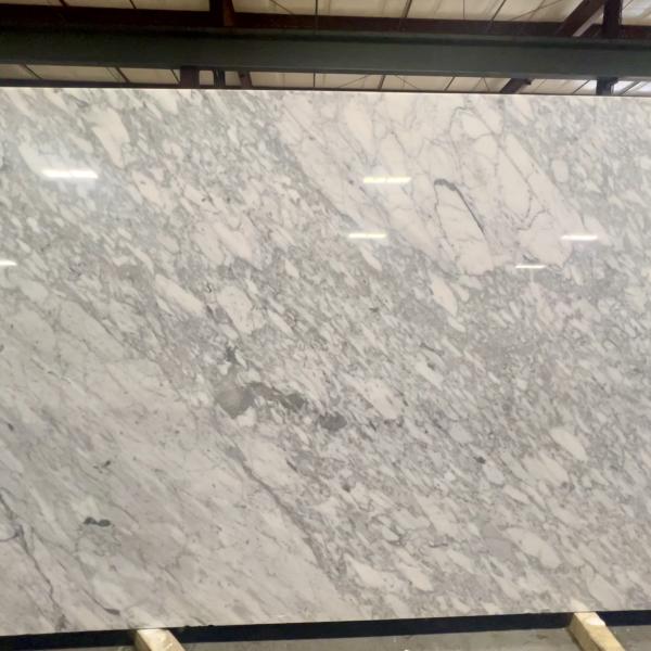 Carrara white Polish/honed 3 cm